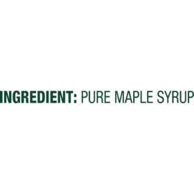 Maple Grove Farms Pure Maple Syrup, Grade A Amber Rich – 100% Natural Sweetener for Pancakes, Waffles, and Recipes (12.5 oz)