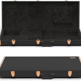 Ultimate Protection Hard Shell Electric Guitar Case with Lock – Fits Fender Stratocaster, Telecaster & Standard 39" Models – plush Lined & Accessory Compartment