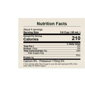 Maple Grove Farms Organic Pure Maple Syrup - Grade A Amber Color, Rich Taste - 8.5 oz Bottle