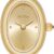 Vintage Gold Watches for Women – Small Oval Bracelet Watch with Dainty Dial, Waterproof Dress Timepiece in Elegant Gift Box