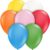 Tuf-Tex 11" Standard Assortment Latex Balloons with White (100 Count) - Vibrant Multicolor Party Pack for Arches, Bouquets & Events