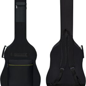 diboer 41 Inch Acoustic Guitar Bag - Heavy Duty Waterproof Gig Bag with 20mm Thick Padding, Dual Adjustable Shoulder Straps, and Large Accessories Pockets - Fits 39, 40, and 41 Inch Guitars