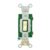 Leviton 3031-2I Industrial Grade Toggle Switch, 30 Amp 120/277V, Single Pole, Self-Grounding, Heavy Duty AC Quiet Switch in Ivory