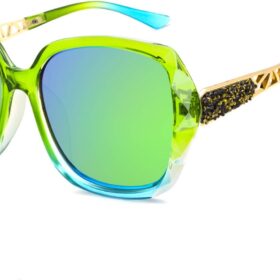 LECKIRUT Oversized Polarized Sunglasses for Women – Trendy UV400 Protection Retro Large Frame Shades