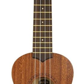 Kala Learn to Play Soprano Ukulele Starter Kit - Satin Mahogany with Aquila Strings, Online Lessons, and Tuner App (KALA-LTP-S)
