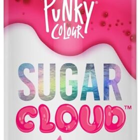 Punky Sugar Cloud CandyFloss Semi-Permanent Foam Hair Dye – 6 fl oz Vibrant Raspberry Pink Color, Easy No-Drip Application for Long-Lasting Vivid Results