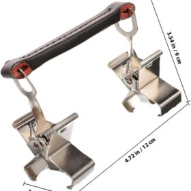 PRO_ART Ergonomic Wet Canvas Carrier Clips – Metal Art Panel Separator & Frame Clamp for Oil & Acrylic Painting Storage