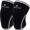 AEOLOS 7mm Knee Sleeves for Squats and Weightlifting - Heavy Duty Compression Knee Brace Support for Joint Pain Relief, Men & Women (Large, Black)