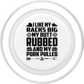I Like My Butt Rubbed BBQ PopGrip | Funny Smoker MagSafe Phone Grip & Stand for iPhone 12, 13, 14