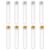 10-Pack 40ml Clear Plastic Test Tubes with Caps - 22x140mm Vials for Science Experiments, Party Favors, Bath Salts, and Candy Storage