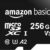 Amazon Basics 256GB Micro SDXC Memory Card with Adapter - A2, U3, UHS-I, up to 100MB/s