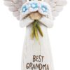AUKEST Sculpted Grandma Figurine - Heartwarming Hand-Painted Resin Statue, Perfect First Time Grandma, Birthday, Mother's Day, or Christmas Gift & Home Décor Accent