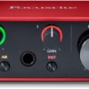 Focusrite Scarlett Solo 3rd Gen USB Audio Interface | Studio Quality Recording for Guitar, Vocals, and Podcasts with Hitmaker Expansion