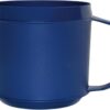 Rehabilitation Advantage Insulated Handle Mug – 8 oz Easy Grip Drinking Cup for Arthritis, Hand Weakness, and Elderly Care – Dishwasher Safe Polypropylene (Blue)