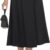Casly Lamiit Women's High Waisted A-Line Midi Skirt - Summer Business Casual Pleated Skirt with Pockets