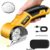 Electric Scissors with LED Light - 3500mAh Rechargeable Cordless Fabric Cutter, Brushless Motor Power Shears for Cardboard, Leather, Carpet, and Crafts - Includes Tungsten Steel Blade