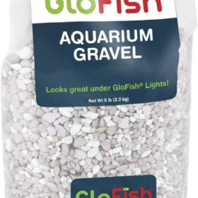 GloFish Pearlescent Aquarium Gravel - 5 lb Fluorescent Fish Tank Substrate for Enhanced LED Lighting