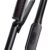 TYMO FLIPRO 2-in-1 Hair Straightener Brush & Flat Iron with 200M Negative Ions – Anti-Scald Ceramic Hot Comb for Frizz Reduction, Dual Voltage Travel Ready, Black