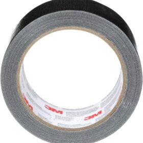 3M Black Duct Tape, 1.88 in x 20 yd (1020-BLK-A) - Waterproof, Heavy Duty Indoor/Outdoor Repair Tape