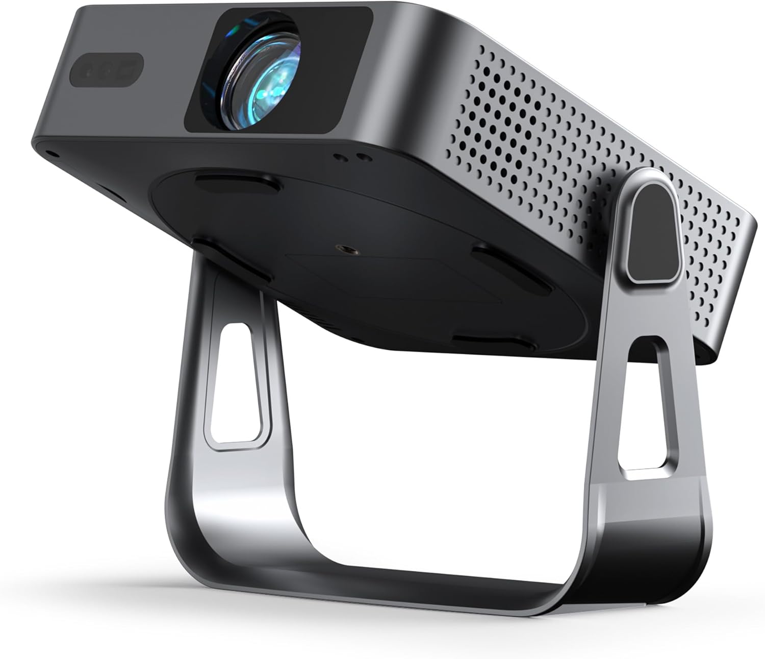 VOPLLS Smart Native 1080P Mini Projector with WiFi 6 & Bluetooth 5.2 | Portable 4K Home Theater, Auto Focus & Keystone, Officially Licensed Apps, Ceiling Mount Included