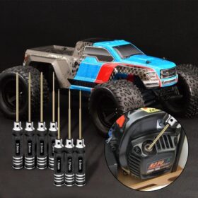 7-Piece Precision Hex Driver Set – Titanium Coated Allen Wrench Kit for RC Cars, Drones & Hobby Models