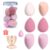 7-Piece Makeup Sponge Set with Storage Case & Holder – Latex-Free Beauty Blenders for Liquid, Cream & Powder