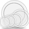 Ktaxon 5-Piece Clear PET Drum Head Pack – 12", 13", 14", 16", 22" Standard Replacement Drumheads for Rock, Metal, & Snare Drums