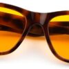 ViewJoy Blue Light Blocking Glasses - 99.9% Amber Orange Lens for Sleep, Eye Strain & Gaming - Dual AR Coating, Scratch Resistant