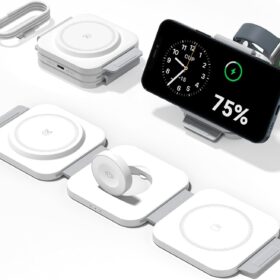 3-in-1 Foldable Magnetic Wireless Charging Station for Apple – Fast Charger Dock for iPhone 17/16/15, Apple Watch, & AirPods
