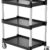 VEVOR Heavy-Duty 3-Tier Rolling Utility Cart with Wheels – 300 lbs Capacity Commercial Service Cart for Kitchen, Office & Garage