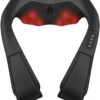 Medcursor Shiatsu Neck and Back Massager with Heat – Electric Deep Tissue 3D Kneading Pillow for Pain Relief