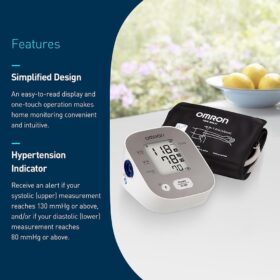 OMRON Bronze Upper Arm Blood Pressure Monitor - Clinically Validated Home Health Device with Bluetooth & App Connectivity