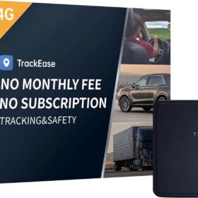 No Monthly Fee GPS Tracker for Vehicles with 120-Day Battery | 4G SIM Card & Data Included | Real-Time Magnetic Car Locator