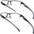 SKYOAK TR90 Blue Light Blocking Reading Glasses for Men - Lightweight Semi-Rimless Computer Readers, 1.5x Magnification, 2 Pack