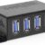 Coolgear Industrial USB 3.2 Hub – 4-Port 5Gbps Metal Splitter with Mounting Brackets, Surge Protection & ESD Defense