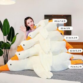 20 inch Realistic Goose Stuffed Animal - Soft Plush Goose Pillow, Premium Kawaii Plushies & Unique Gifts for Boys, Girls & Adults