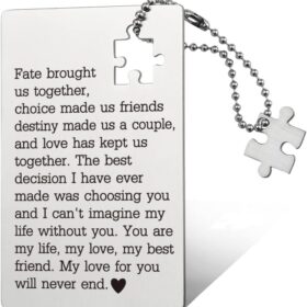 Husband Birthday Card from Wife – Romantic Wallet Insert Gift for Men, Anniversary & Valentine's Day Love Note for Him