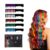 Vibrant Washable Hair Chalk Combs for Girls – 10 Color Temporary Hair Dye Kit, Safe Non-Toxic DIY Makeup for Kids, Birthday Party Favors & Cosplay Dress-Up Gifts