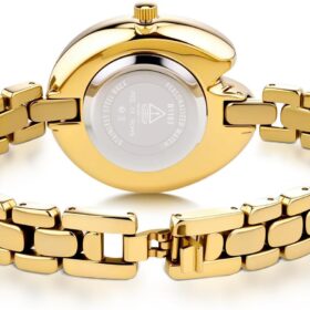 NN BEN NEVIS Gold Watch for Women – Dainty Stainless Steel Quartz wristwatch with Elegant Bracelet Strap – Waterproof Analog Dress Watch for Wedding, Birthday & Anniversary Gifts