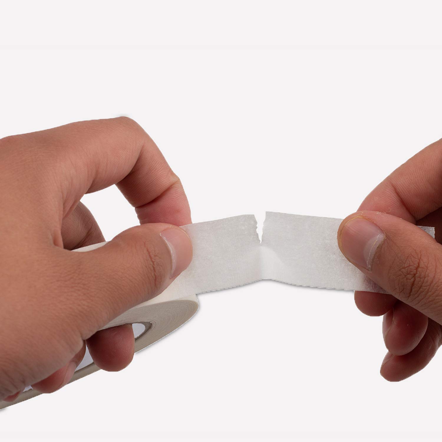 Lichamp General Purpose Masking Tape - 1 Inch x 55 Yards (2 Rolls) - Premium Beige Crepe Paper Painting & Crafts Tape - Easy Tear, Residue Free