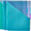 Amazon Basics Tab Dividers for 3 Ring Binders – 8-Tab Assorted Colors, Letter Size