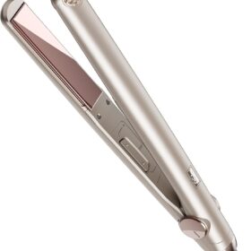 TYMO Titanium Hair Straightener & Curler - 1 Inch Flat Iron for Travel with Argan Oil Plates, 32 Heat Settings, 10s Rapid Heat Up & Dual Voltage