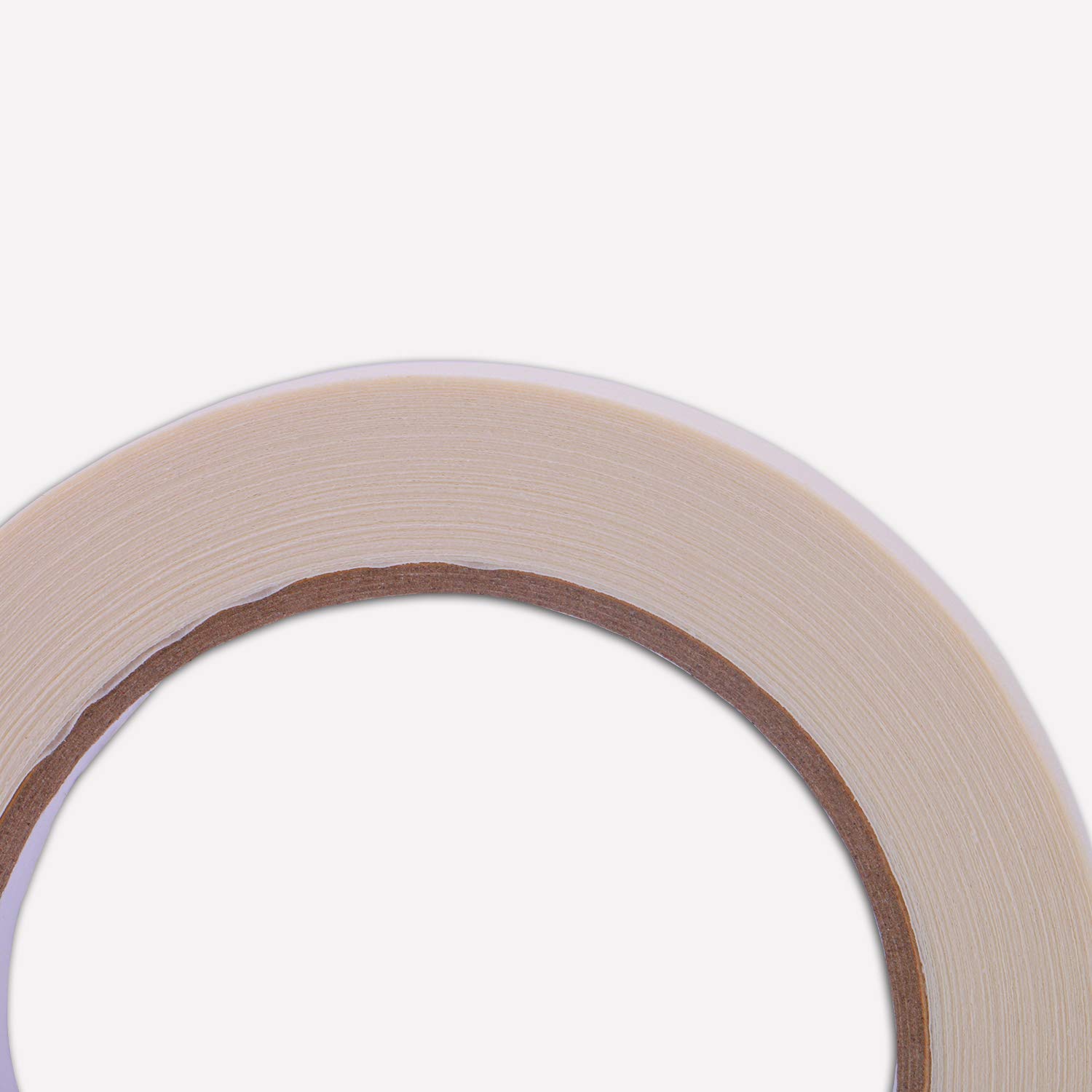 Lichamp General Purpose Masking Tape - 1 Inch x 55 Yards (2 Rolls) - Premium Beige Crepe Paper Painting & Crafts Tape - Easy Tear, Residue Free