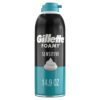 Gillette Foamy Sensitive Shave Foam – 14.9oz Can – Rapid Lathering Formula for Men to Reduce Nicks, Cuts, and Irritation