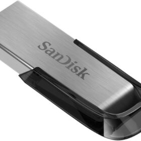 SanDisk 16GB Ultra Flair USB 3.0 Flash Drive - High-Speed 130MB/s Metal Pen Drive - Black (SDCZ73-016G-G46)