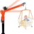 VIVO 5000LB Pickup Truck Bed Crane – Electric Hoist Jib Winch with 47-67in Adjustable Boom, 360° Swivel Base, and Alloy Steel Construction for Heavy Lifting and Engine Hoisting