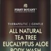 First Botany Tea Tree Body Wash – 16oz All-Natural Shower Gel for Athlete's Foot, Acne & Odor