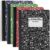 Staples College Ruled Composition Notebooks, 9.75" x 7.5", Assorted Colors, 4 Pack