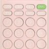 Cute Pink Calculator – 8-Digit LCD Display, Dual Power, Sensitive Silicone Buttons for Office, School & Home (Basic 4-Function)