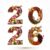 2026 Graduation Candy Trays – 10 Inch Fillable Cardboard Numbers for New Years Eve Party Decorations & Snack Containers